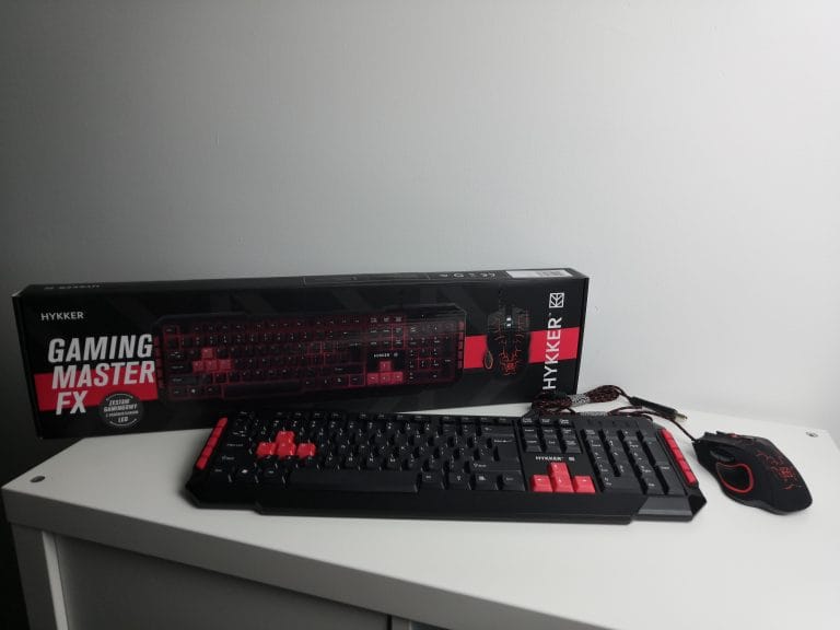 Klawiatura + Mysz dla gracza od HYKKER | Gaming Master FX