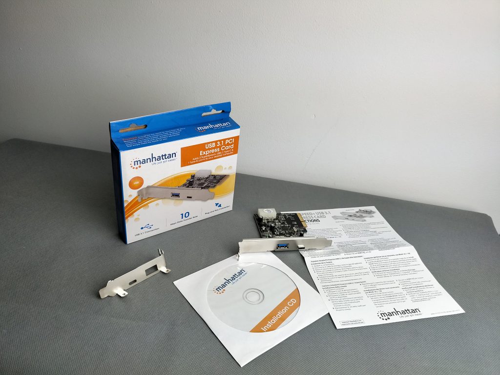 Kontroler Manhattan USB 3.1 PCI Express