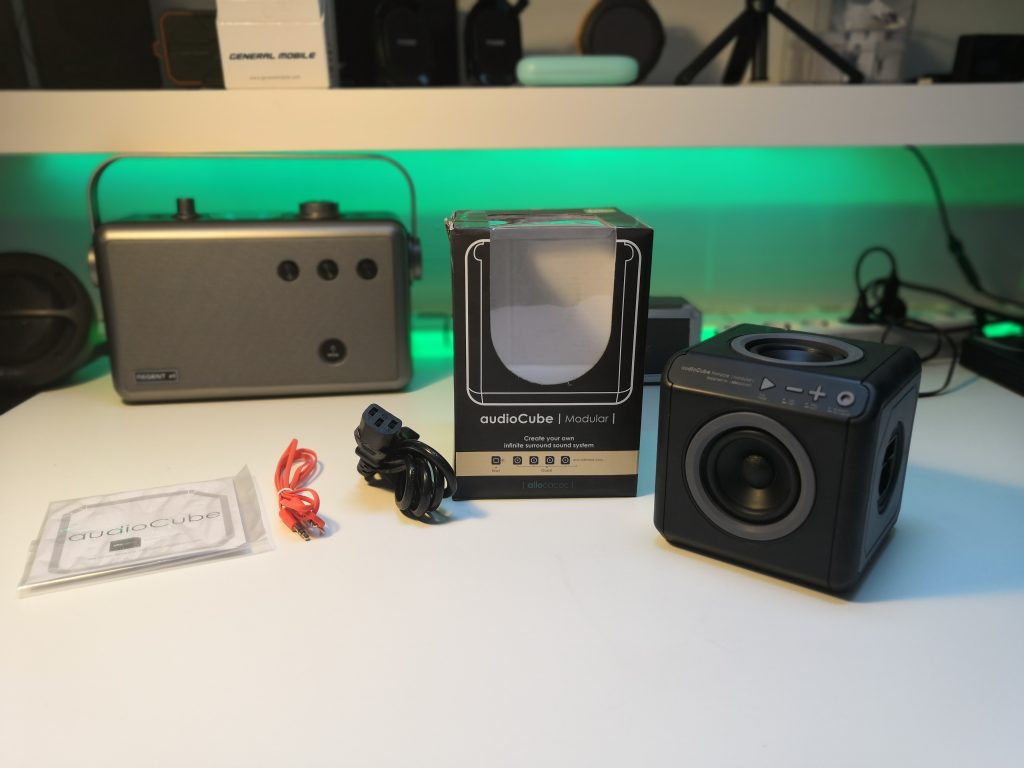 Fenomenalny głośnik bezprzewodowy z dźwiękiem przestrzennym 360° | audioCube Modular Portable