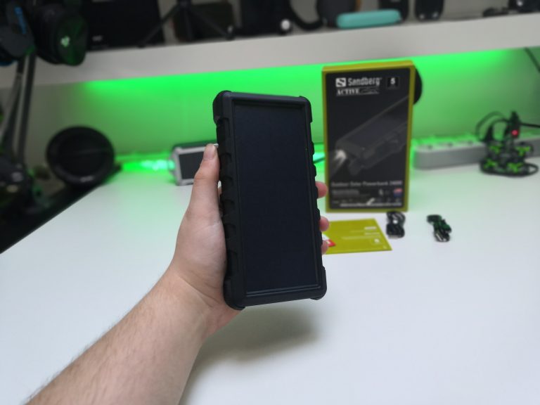 Powerbank z panelem solarnym dla wymagających | Sandberg Active Outdoor Solar Powerbank 24000