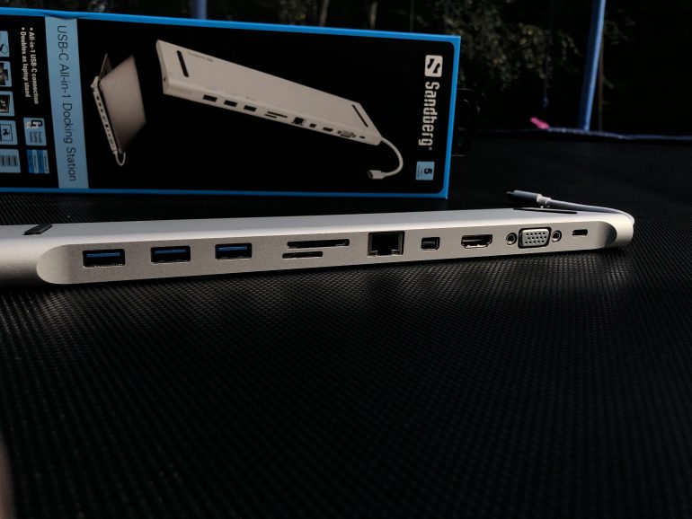 Stacja dokująca dla laptopów z USB typu C z duża liczbą portów