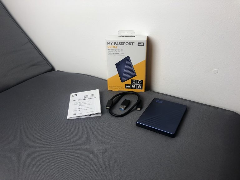 Zewnętrzny dysk twardy na USB typu C – My Passport Ultra od WD