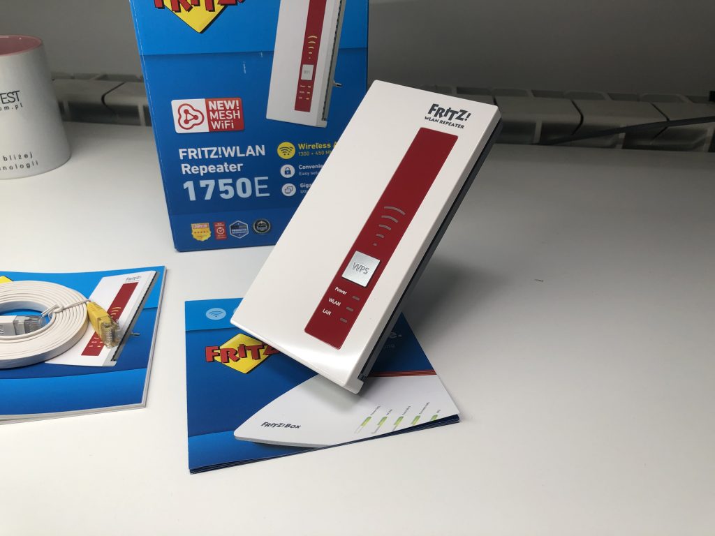 Wzmacniacz sieci WiFi klasy Premium – FRITZ!WLAN Repeater 1750E