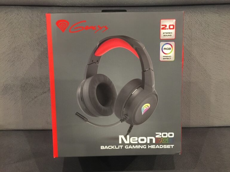 Słuchawki Genesis Neon 200 RGB z Mikrofonem
