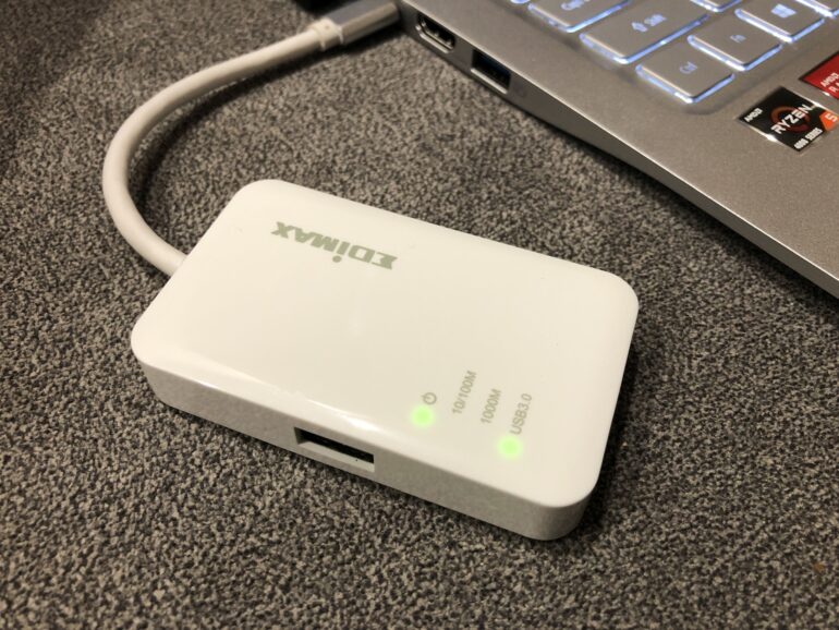 Edimax EU-4308 – hub USB i karta sieciowa w jednym domu stały