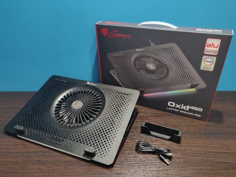 Genesis Oxid 450 – PODSTAWKA CHŁODZĄCA POD LAPTOPA, KTÓRA SIĘ SPRAWDZA
