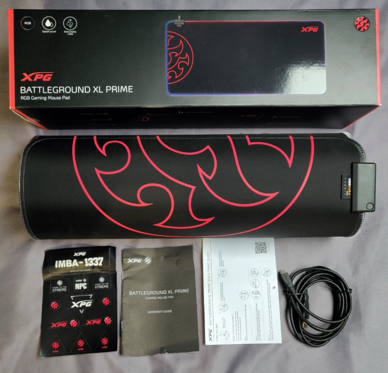 XPG BATTLEGROUND XL PRIME – podkładka premium pod mysz