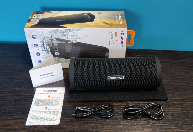 TRONSMART FORCE 2 – WODOODPORNY GŁOŚNIK BT + AUX