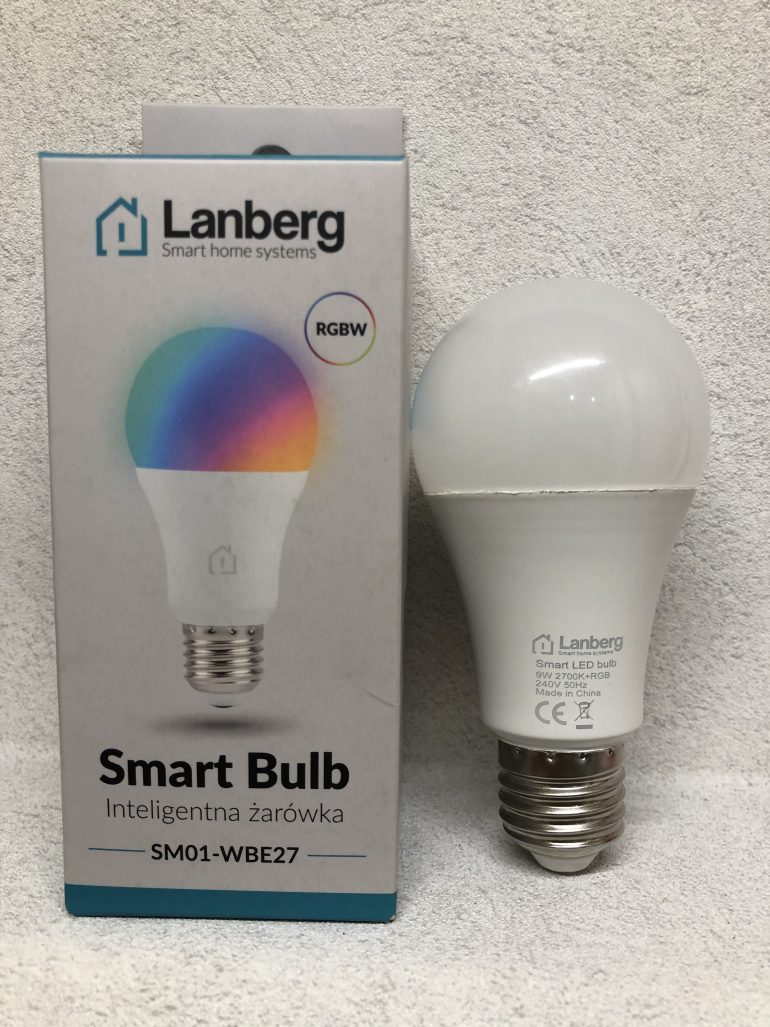 Inteligentna żarówka wifi Lanberg SM01-WBE27