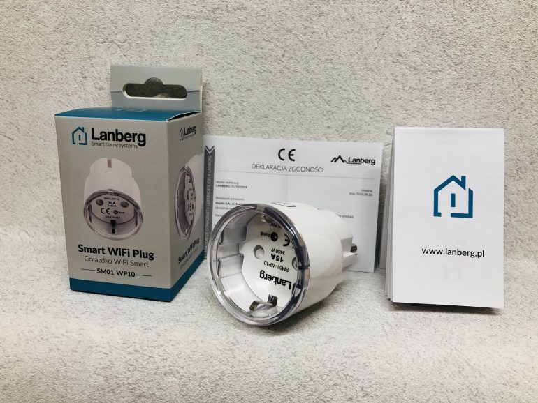 Smart gniazdko z wifi Lanberg SM01-WP10