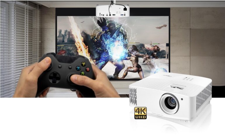 Optoma prezentuje szybki jak błyskawica projektor 4K do gier  i domowej rozrywki – UHD35