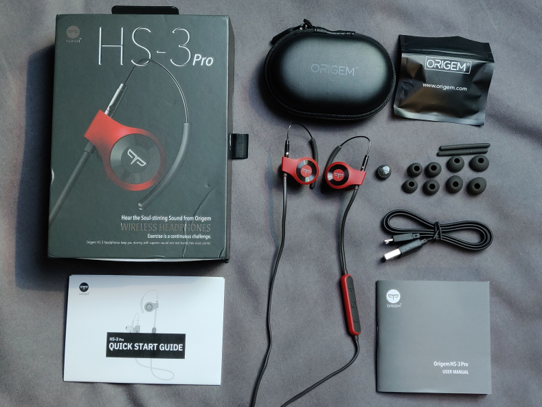 ORIGEM HS-3 PRO – SŁUCHAWKI HDR BLUETOOTH DLA SPORTOWCÓW