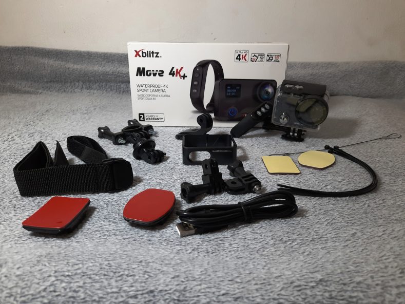 Xblitz Move 4K+ – kamera sportowa z ogromną ilością akcesoriów
