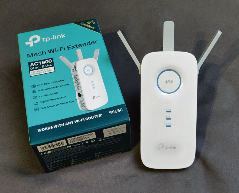 TP-LINK RE550 – wzmacniacz sygnału Wi-Fi i punkt dostępowy w jednym