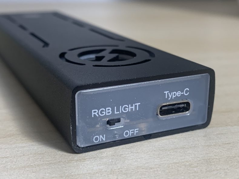 Obudowa RGB na dysk SSD typu M.2 Icy Box M.2 NVMe SSD USB-C 3.2 Gen 2