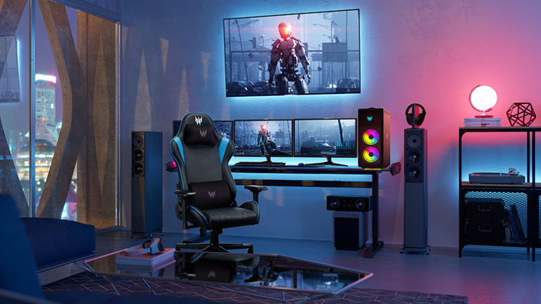 Gamingowe biurko, projektory 4K i potężny Predatora Orion 7000
