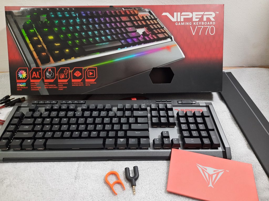 Viper V770 RGB – najdroższa klawiatura firmy Patriot