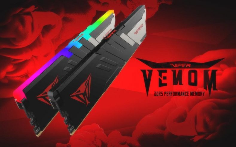 VIPER Gaming zapowiada jeszcze szybsze moduły pamięci VIPER VENOM DDR5