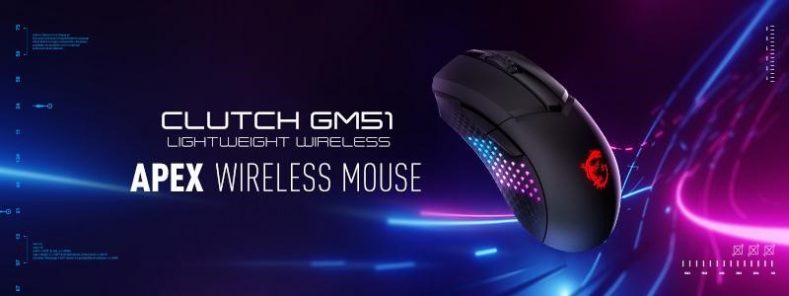 Zyskaj dominację na polu bitwy! MSI prezentuje flagową serię myszy CLUTCH GM51 LIGHTWEIGHT