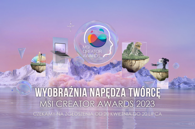 MSI ogłasza konkurs dla twórców MSI Creator Awards 2023. Do zgarnięcia nagrody o wartości 70 000 USD