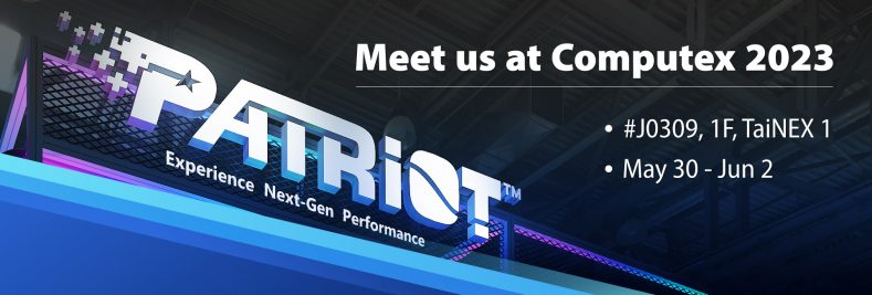 Patriot zaprezentuje na Computex 2023 nową generację produktów. Firma wydłuża gwarancję na dyski SSD