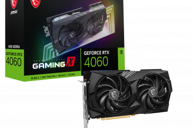 GeForce RTX 4060 GAMING X 8G Series boxcard