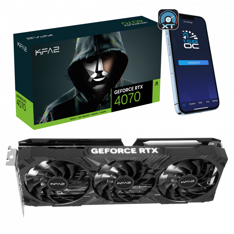 Trzy nowe karty graficzne KFA2 z rodziny GeForce RTX 40 dostępne na polskim rynku w dobrej cenie