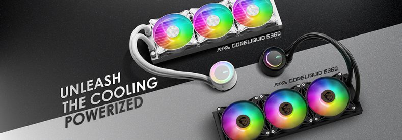 MSI prezentuje nowe chłodzenie wodne AIO – MAG CORELIQUID E Series
