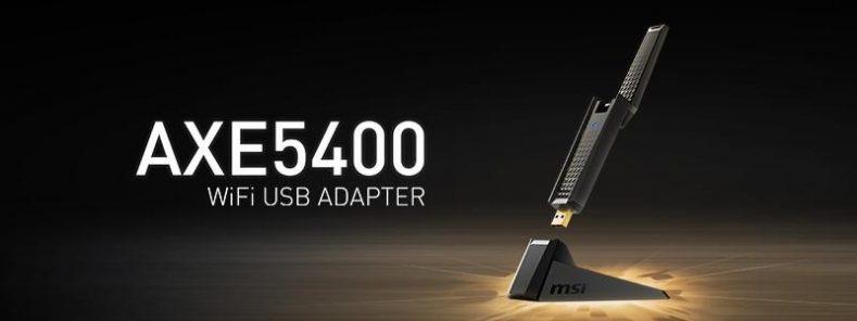 MSI prezentuje kartę sieciową USB z obsługą WiFi 6E. Dla użytkowników szukających natychmiastowego przyspieszenia