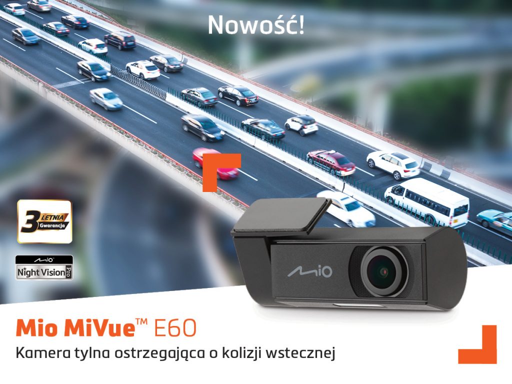 Z Mio MiVue E60 wiesz co czai się z tyłu!
