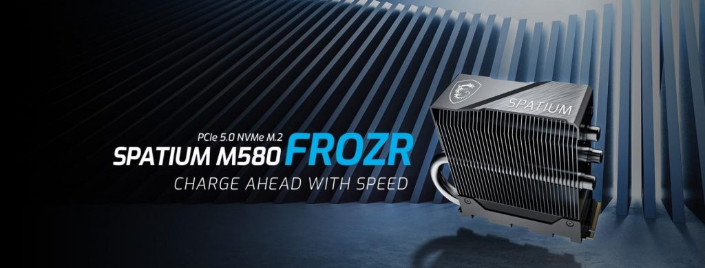 MSI przedstawia SPATIUM M580 FROZR. Przełomowy dysk SSD PCIe Gen 5, który redefiniuje wydajność i niezawodność