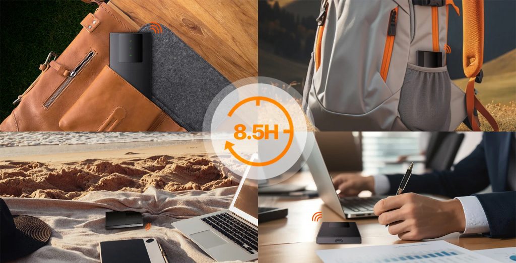 Na wakacje lub w podróż służbową. Przenośny router Wi-Fi 6 4G LTE