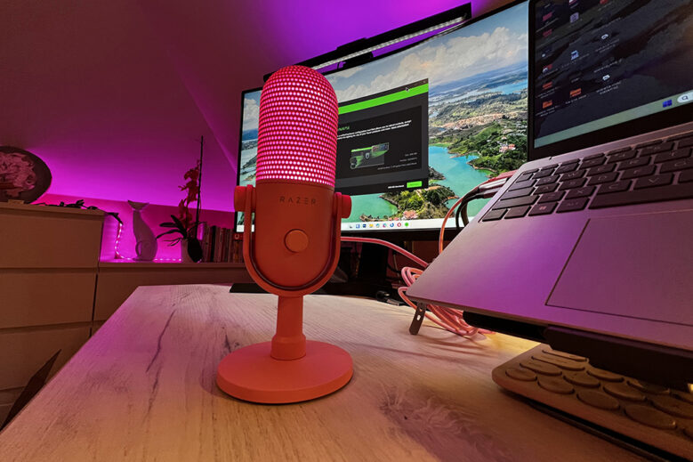 Lubi jak się do niego mówi - Mikrofon Razer SEIREN V3 Chroma 42 mikrofon 30