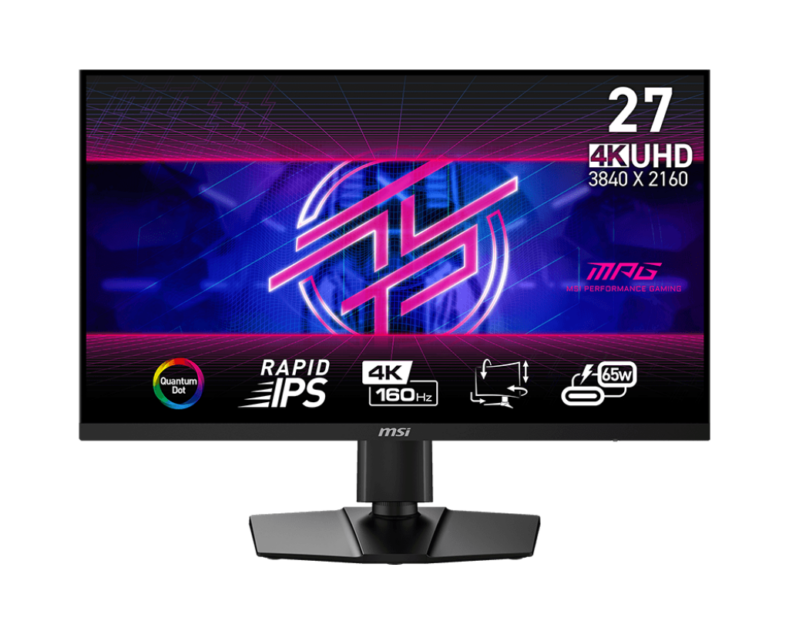 MSI prezentuje MPG 274URF QD. Nowy monitor dla graczy z matrycą 4K Rapid IPS