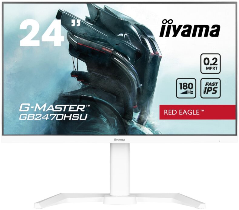 iiyama przedstawia G-Master GB2470HSU-W6 – superszybki monitor w nowej białej odsłonie