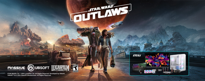 Kup wybrane produkty MSI i zgarnij grę Star Wars™ Outlaws!