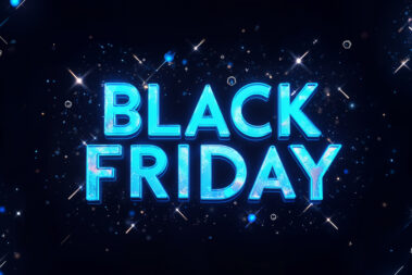 black friday sales sign neon light