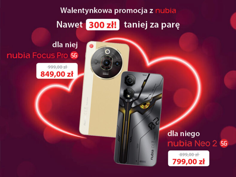 Nawet 300 zł taniej za parę – walentynkowa promocja nubia