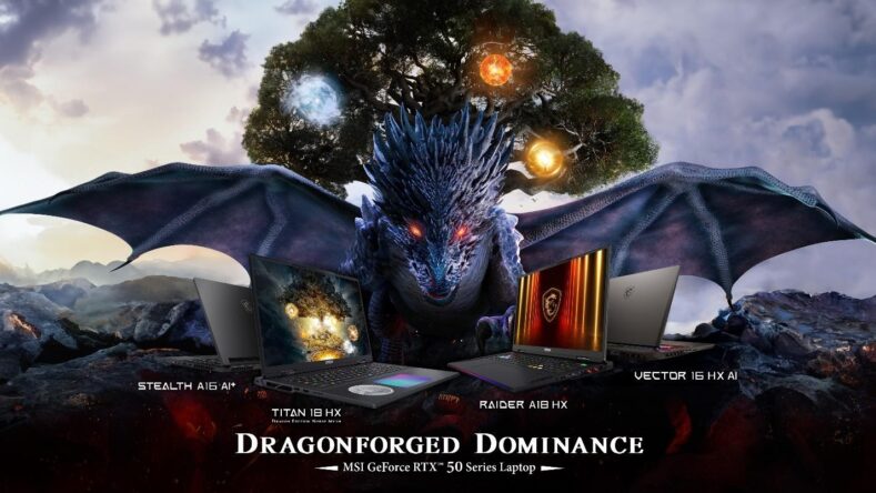 MSI prezentuje nowe laptopy, w tym Titan 18 HX Dragon Edition z RTX 50 oraz konsolę MSI Claw 8 AI+
