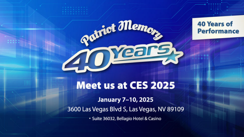 Patriot Memory świętuje 40-lecie innowacji na targach CES 2025