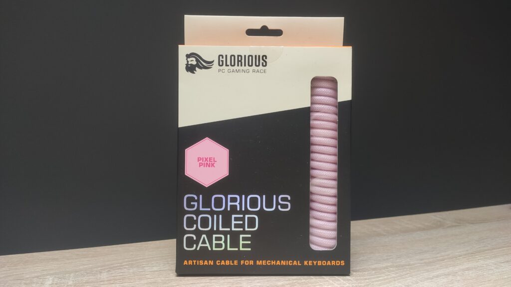 Glorious Coiled Cable Pixel Pink