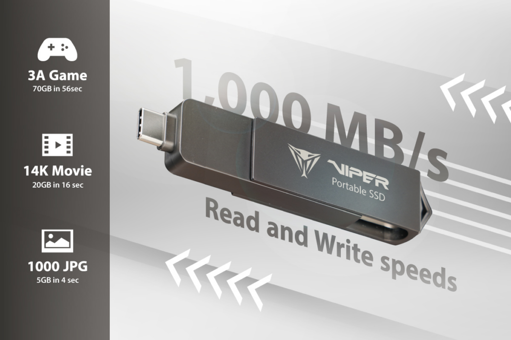 Patriot Memory prezentuje nowe zewnętrzne dyski SSD. Transporter Lite i Viper PVP30 to szybki transfer, mobilność i niezawodność
