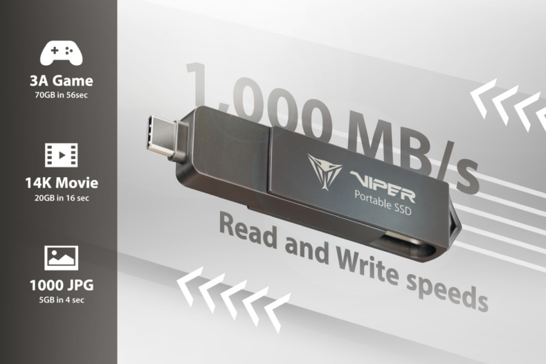 Patriot Memory prezentuje nowe zewnętrzne dyski SSD. Transporter Lite i Viper PVP30 to szybki transfer, mobilność i niezawodność