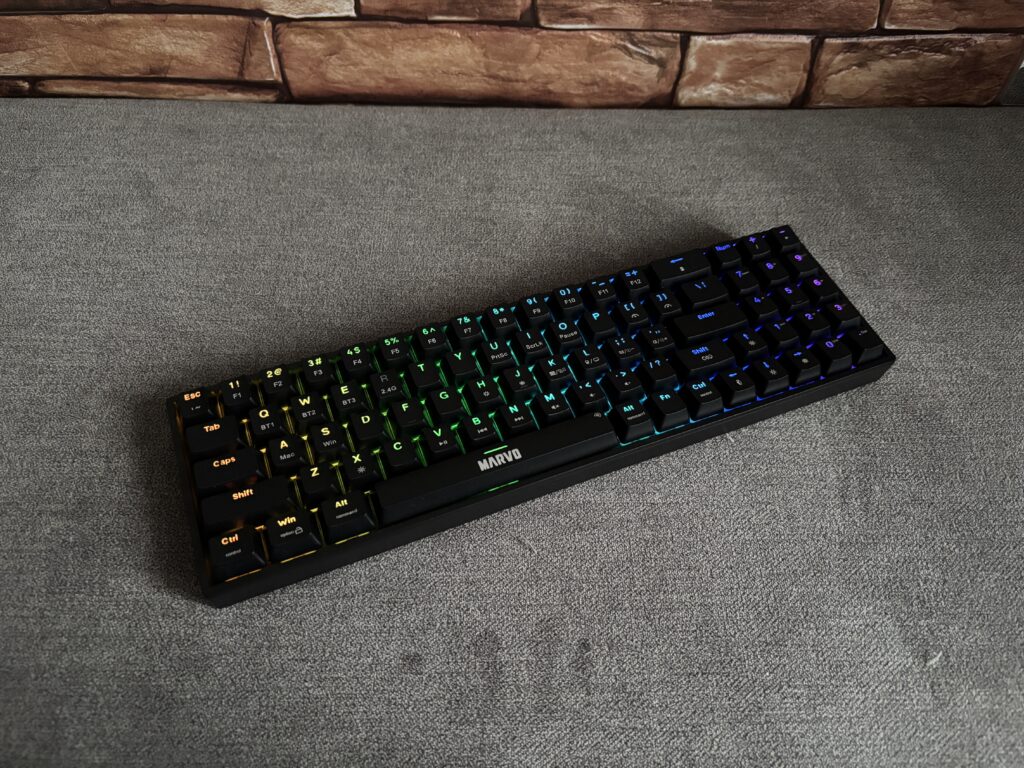 Marvo Shogo 78W – recenzja klawiatury mechanicznej z hot-swap, RGB i Bluetooth