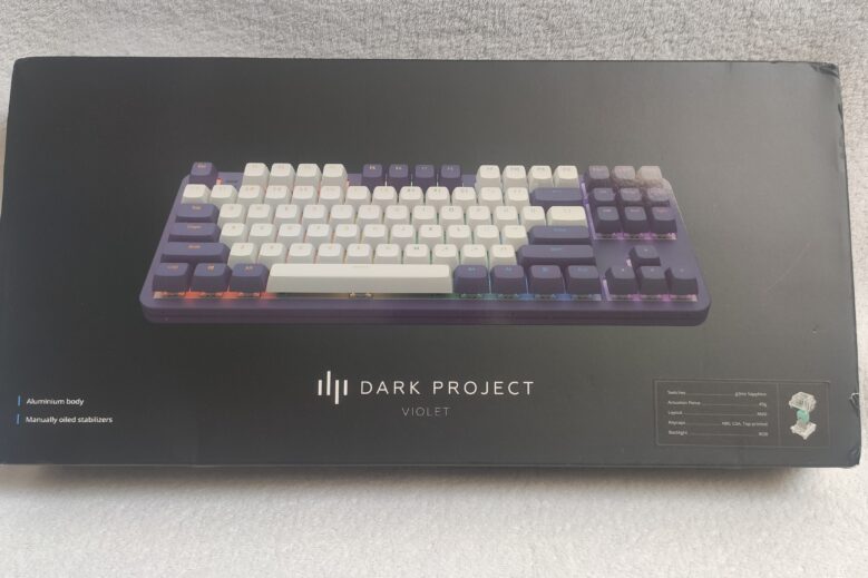 Dark Project ALU87A Violet – przyjemna klawiatura z kilkoma minusami 77 Dark Project ALU87A Violet