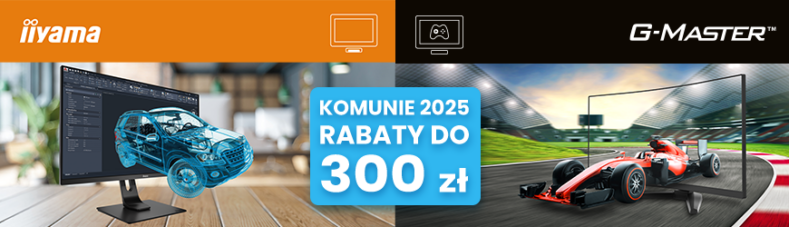 Komunijna promocja iiyama. Świetne monitory w obniżonych cenach