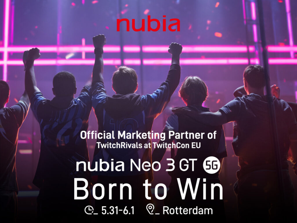 Gra o zwycięstwo – nubia sponsorem Twitch Rivals na TwitchCon Europe 2025