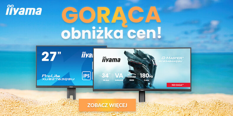 Pracuj i twórz bez ograniczeń – monitory iiyama w wakacyjnej promocji
