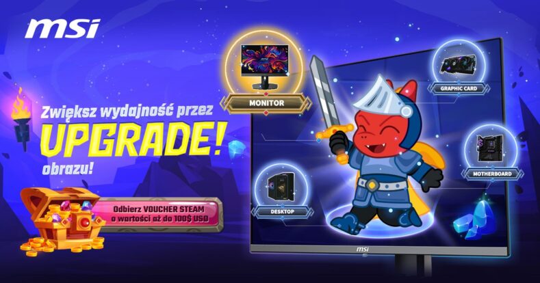 Zwiększ wydajność z MSI! Zgarnij doładowanie Steam w nowej promocji