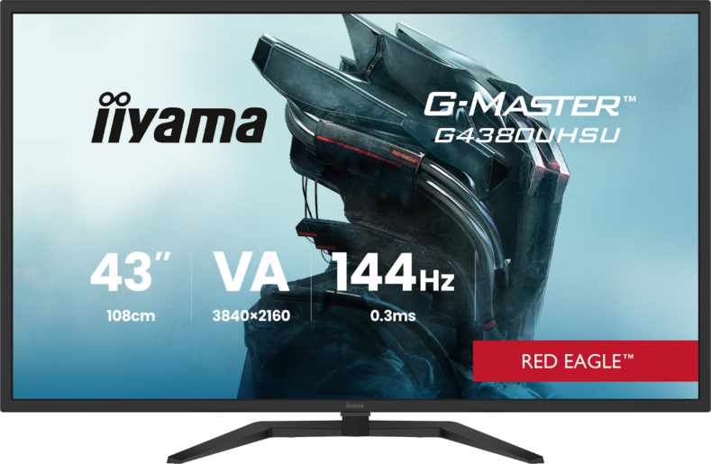 Przenieś swoją rozgrywkę na wyższy poziom z 43″ monitorem iiyama G-Master G4380UHSU-B2 Red Eagle